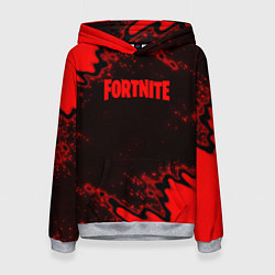 Женская толстовка Fortnite game colors red