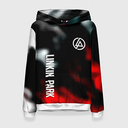 Толстовка-худи женская Linkin park flame, цвет: 3D-белый