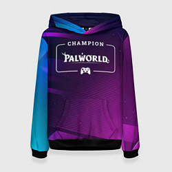 Женская толстовка Palworld gaming champion: рамка с лого и джойстико