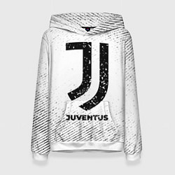 Женская толстовка Juventus с потертостями на светлом фоне