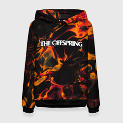Женская толстовка The Offspring red lava