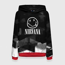 Женская толстовка Nirvana текстура рок
