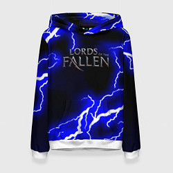 Толстовка-худи женская Lord of the fallen steel storm, цвет: 3D-белый