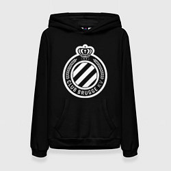 Женская толстовка Брюгге fc club белое лого