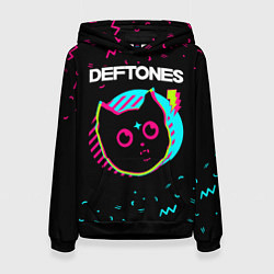 Женская толстовка Deftones - rock star cat