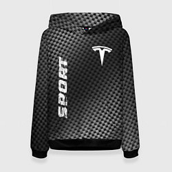 Женская толстовка Tesla sport carbon
