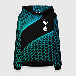 Толстовка-худи женская Tottenham football net, цвет: 3D-черный