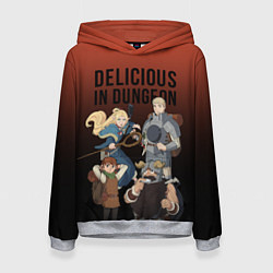Толстовка-худи женская Delicious in Dungeon, цвет: 3D-меланж