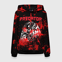 Женская толстовка Predator blood