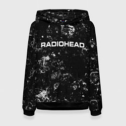 Толстовка-худи женская Radiohead black ice, цвет: 3D-черный