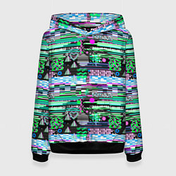 Женская толстовка Abstract color pattern