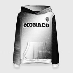 Толстовка-худи женская Monaco sport на светлом фоне посередине, цвет: 3D-белый