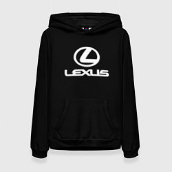 Женская толстовка Lexus white logo