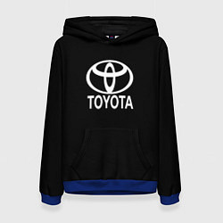 Женская толстовка Toyota white logo