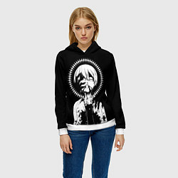 Толстовка-худи женская Темный дворецкий Сиэль, цвет: 3D-белый — фото 2