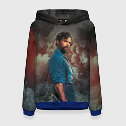 Толстовка-худи женская Гус Мар Филлипс, цвет: 3D-синий