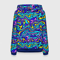 Женская толстовка Psychedelic multicolored pattern