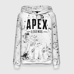 Толстовка-худи женская Apex Legends dirty ice, цвет: 3D-белый