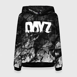 Толстовка-худи женская DayZ black graphite, цвет: 3D-черный