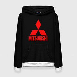 Женская толстовка Mitsubishi red logo