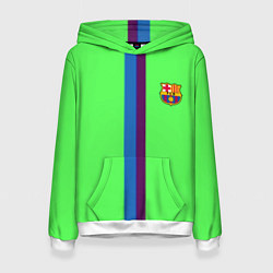 Толстовка-худи женская Barcelona fc sport line, цвет: 3D-белый