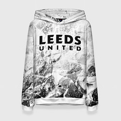 Женская толстовка Leeds United white graphite