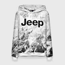 Женская толстовка Jeep white graphite