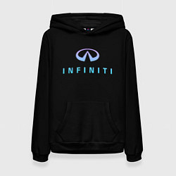 Женская толстовка Infiniti logo neon