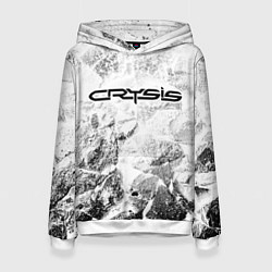 Женская толстовка Crysis white graphite