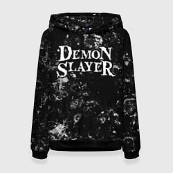 Женская толстовка Demon Slayer black ice