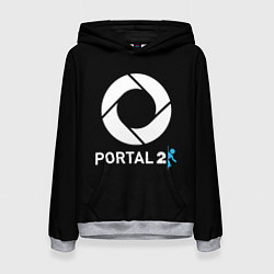 Женская толстовка Portal2 logo game