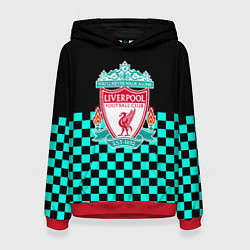 Женская толстовка Liverpool fc sport клетка