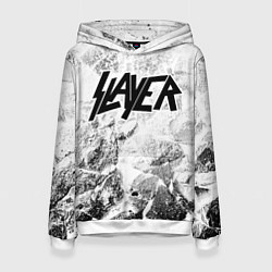 Толстовка-худи женская Slayer white graphite, цвет: 3D-белый