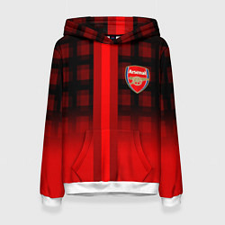 Женская толстовка Arsenal fc sport geometry steel