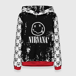 Толстовка-худи женская Nirvana teddy, цвет: 3D-красный