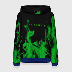 Женская толстовка Destiny fire green