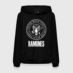 Женская толстовка Ramones rock logo