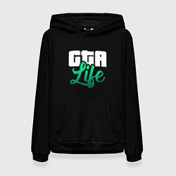 Женская толстовка GTA life logo