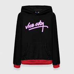 Женская толстовка Vice city logo neon