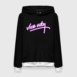 Женская толстовка Vice city logo neon