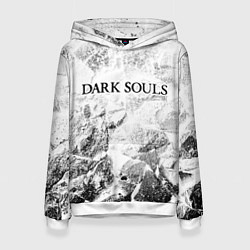 Женская толстовка Dark Souls white graphite