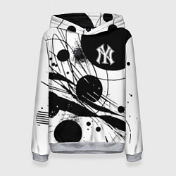 Женская толстовка New York Yankees baseball team - abstraction