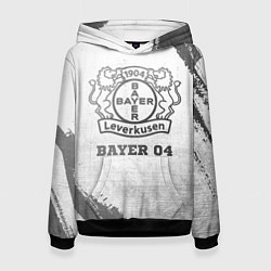 Женская толстовка Bayer 04 - white gradient