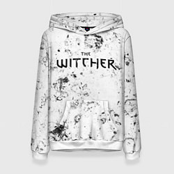 Толстовка-худи женская The Witcher dirty ice, цвет: 3D-белый