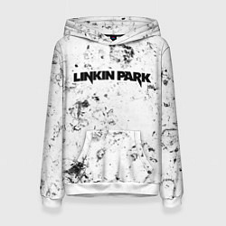 Толстовка-худи женская Linkin Park dirty ice, цвет: 3D-белый