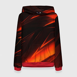 Женская толстовка Geometry orange stripes