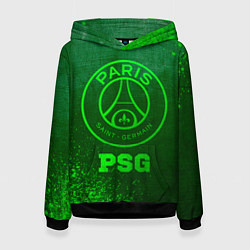 Женская толстовка PSG - green gradient