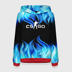 Женская толстовка CGGO blue flame