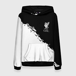 Женская толстовка Liverpool fc белые краски