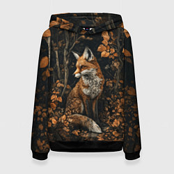 Женская толстовка Лис в осенней чаще